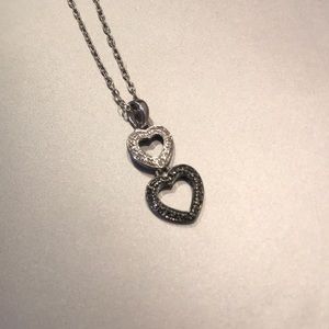 Double Decker Heart Necklace